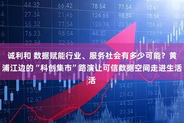 诚利和 数据赋能行业、服务社会有多少可能？黄浦江边的“科创集市”路演让可信数据空间走进生活